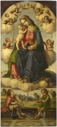 londongallery/giovanni battista da faenza - the virgin and child in glory
